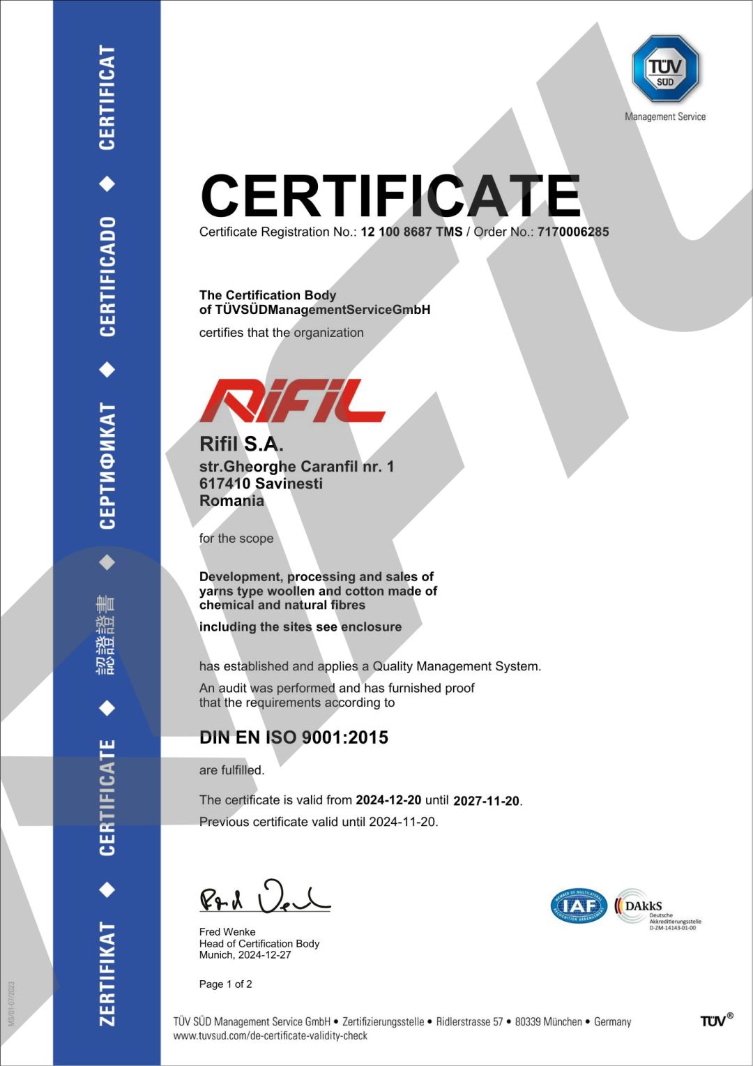 iso 9001 certificate image